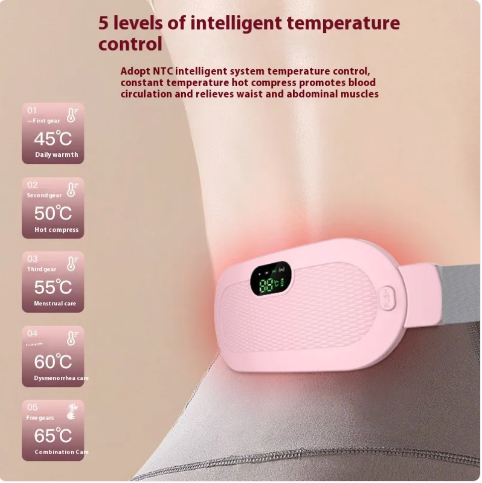 Heated Waist Belt for Pain Relief and Comfort. Ideal for Lower Back & Stomach. No Batteries!