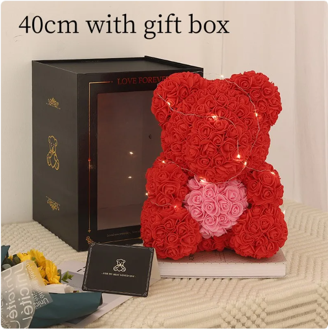 Rose Bear Teddy Bear Gift