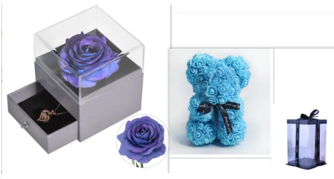 Rose Bear Teddy Bear Gift