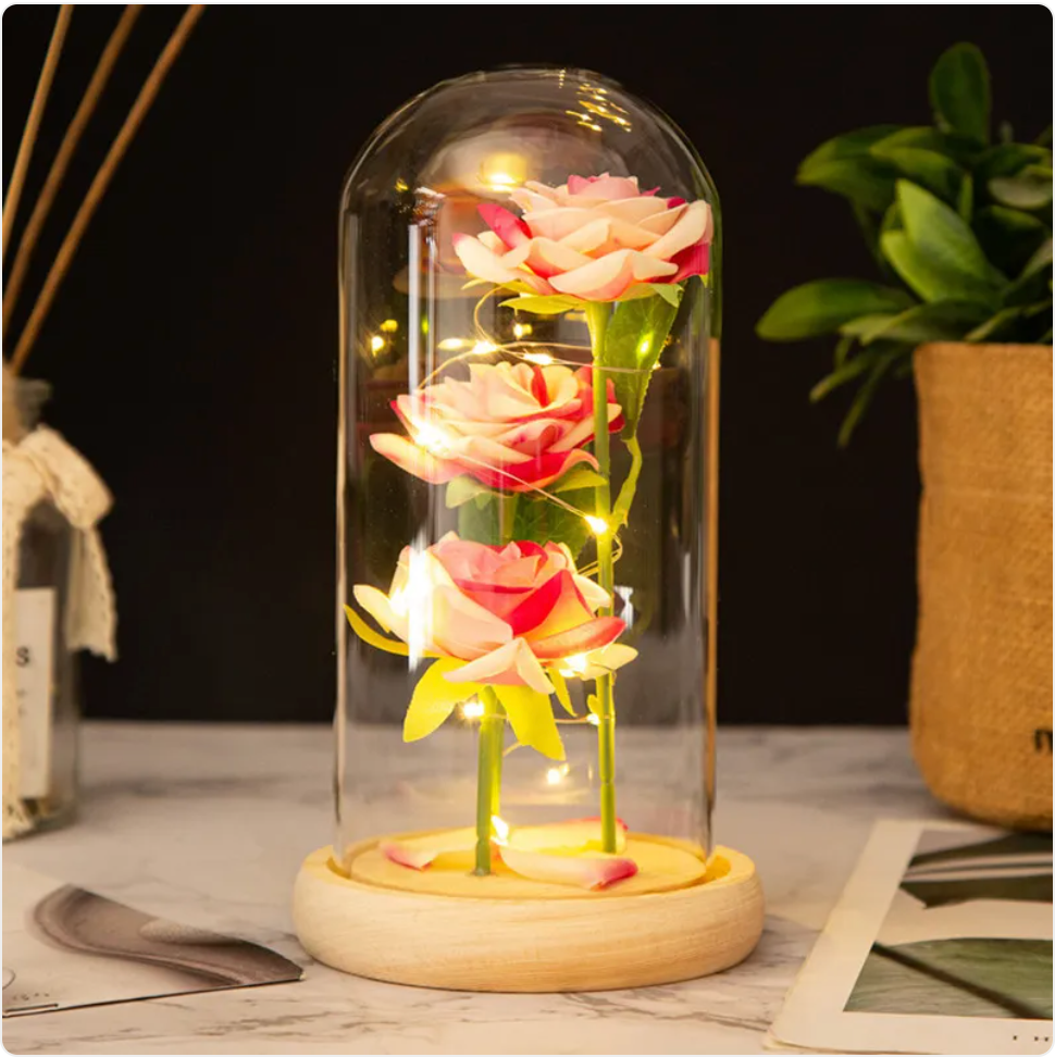 Eternal Rose Flower Bouquet Gift Decor