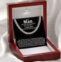 Gift for Boyfriend Necklace with Love You Card