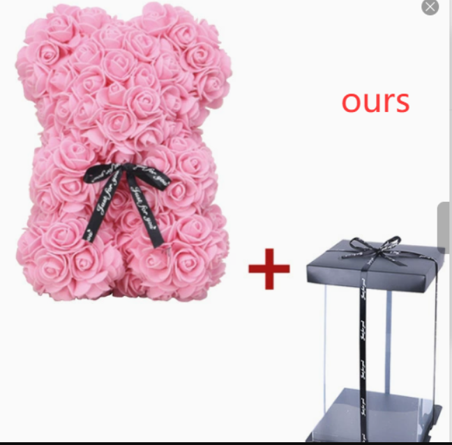 Rose Bear Teddy Bear Gift