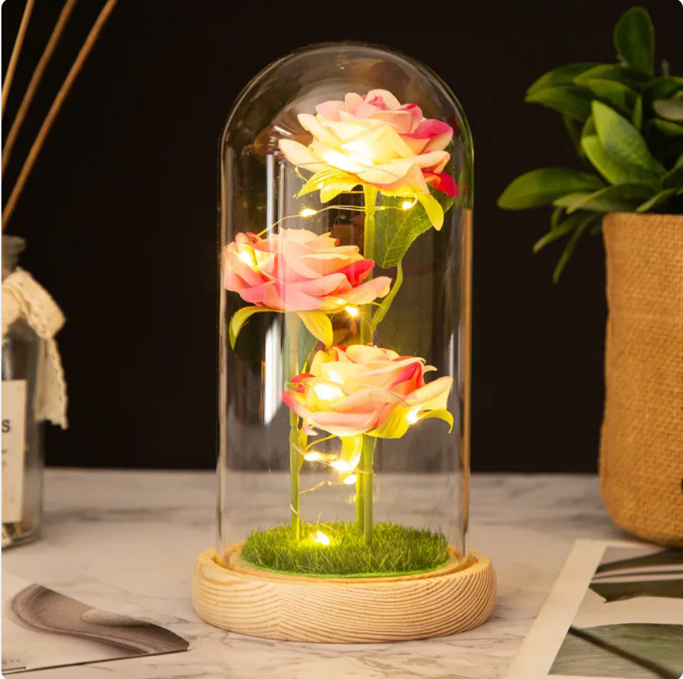 Eternal Rose Flower Bouquet Gift Decor