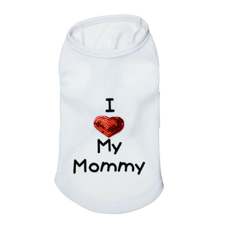 Dog Mom Love Cotton Adorable Shirt