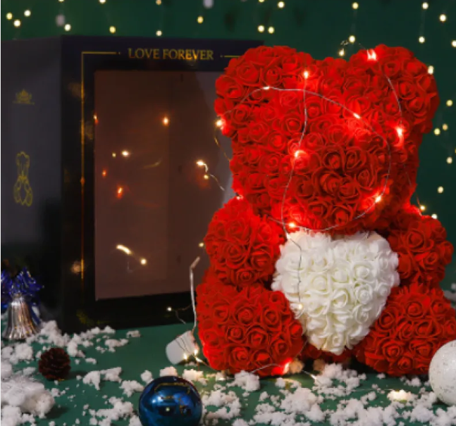 Rose Bear Teddy Bear Gift