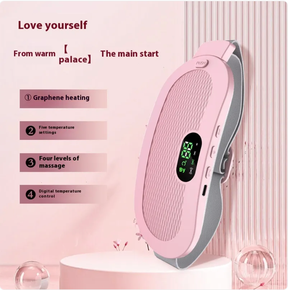 Heated Waist Belt for Pain Relief and Comfort. Ideal for Lower Back & Stomach. No Batteries!