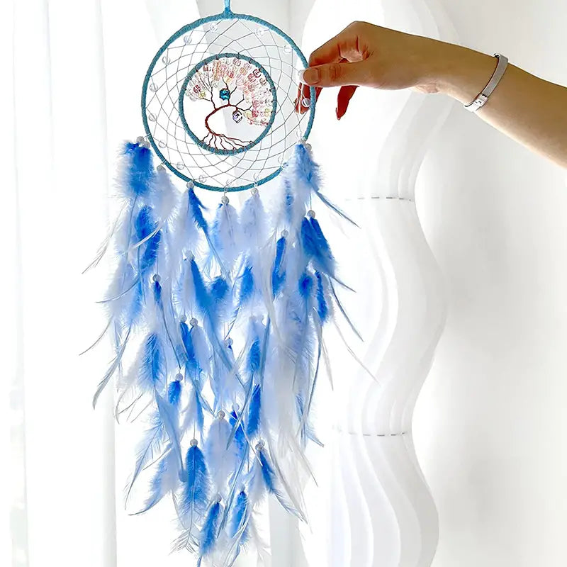 Handmade True Love Dreamcatcher with Feathers (1pc)