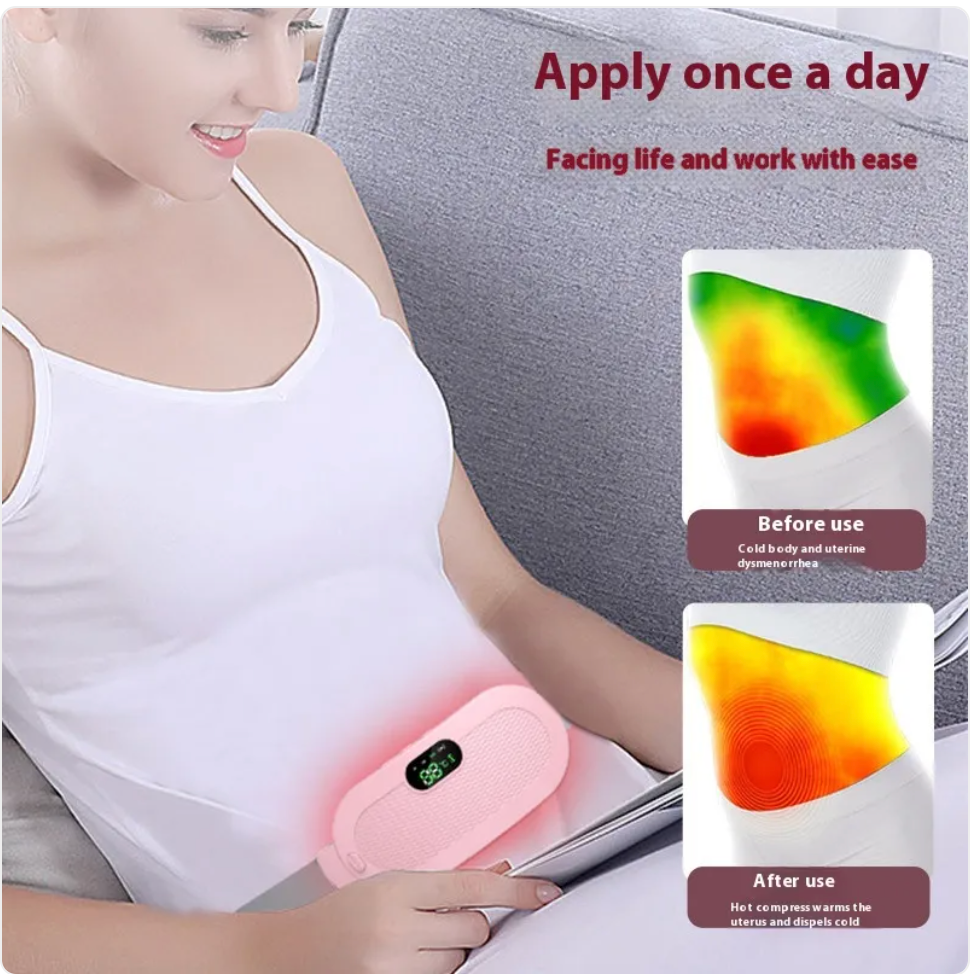 Heated Waist Belt for Pain Relief and Comfort. Ideal for Lower Back & Stomach. No Batteries!