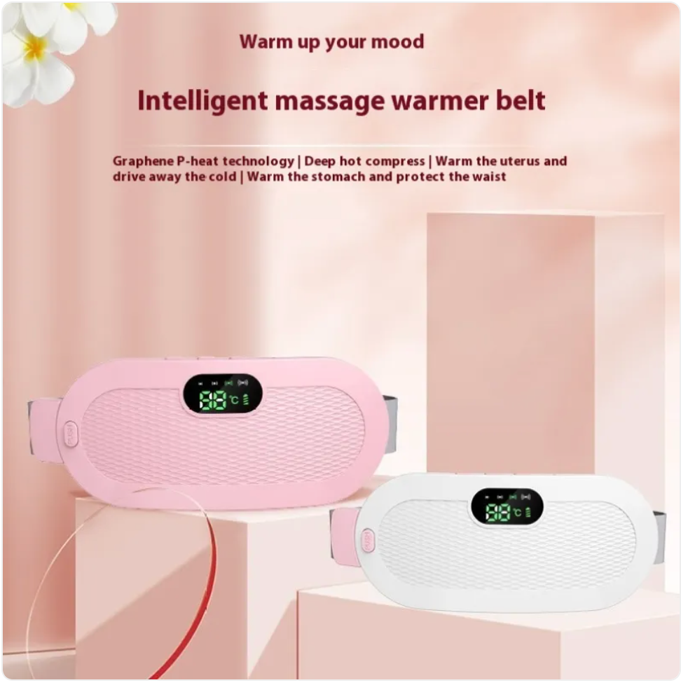 Heated Waist Belt for Pain Relief and Comfort. Ideal for Lower Back & Stomach. No Batteries!