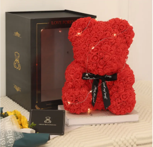 Rose Bear Teddy Bear Gift