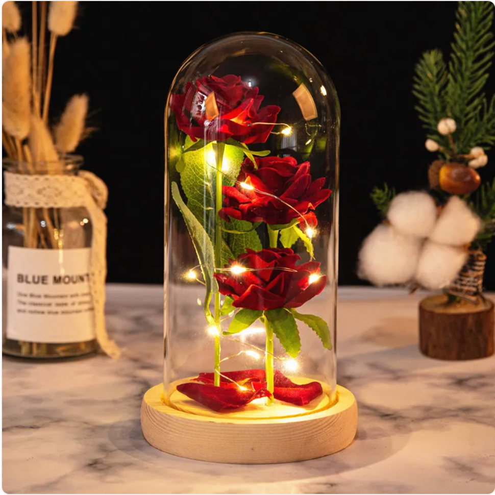 Eternal Rose Flower Bouquet Gift Decor