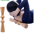 Wooden Muscle Release Tool with Spinal Roller (One Piece)