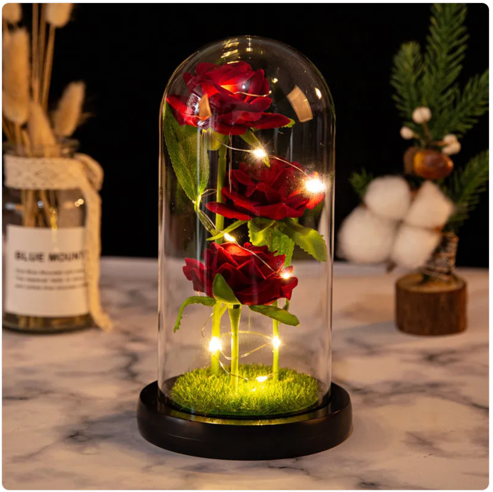 Eternal Rose Flower Bouquet Gift Decor