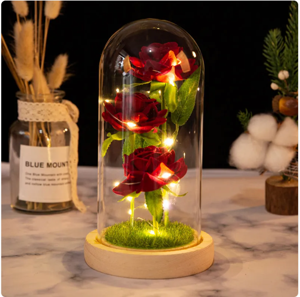 Eternal Rose Flower Bouquet Gift Decor