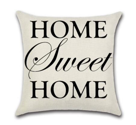 Cute Quote Decorative Throw Pillow Cover - Multiple Options