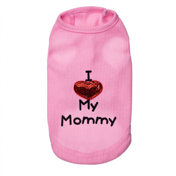 Dog Mom Love Cotton Adorable Shirt