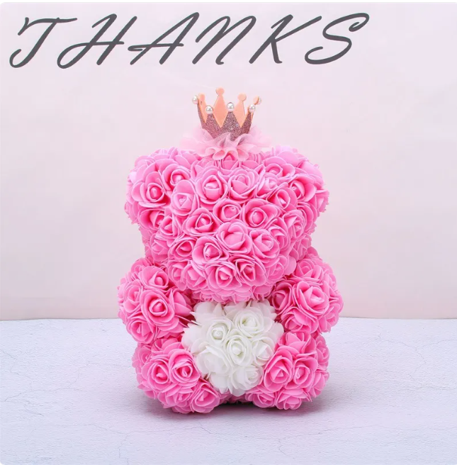 Rose Bear Teddy Bear Gift