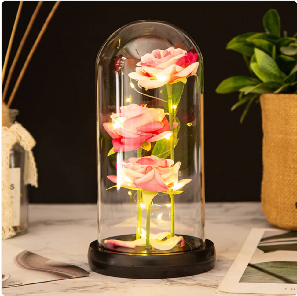 Eternal Rose Flower Bouquet Gift Decor